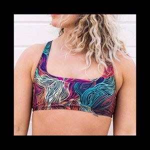 NWT Born Primitive Bikini Top “Life’s A Swirl”